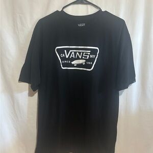 Vans Black Short Sleeve Tees with Iconic Logos